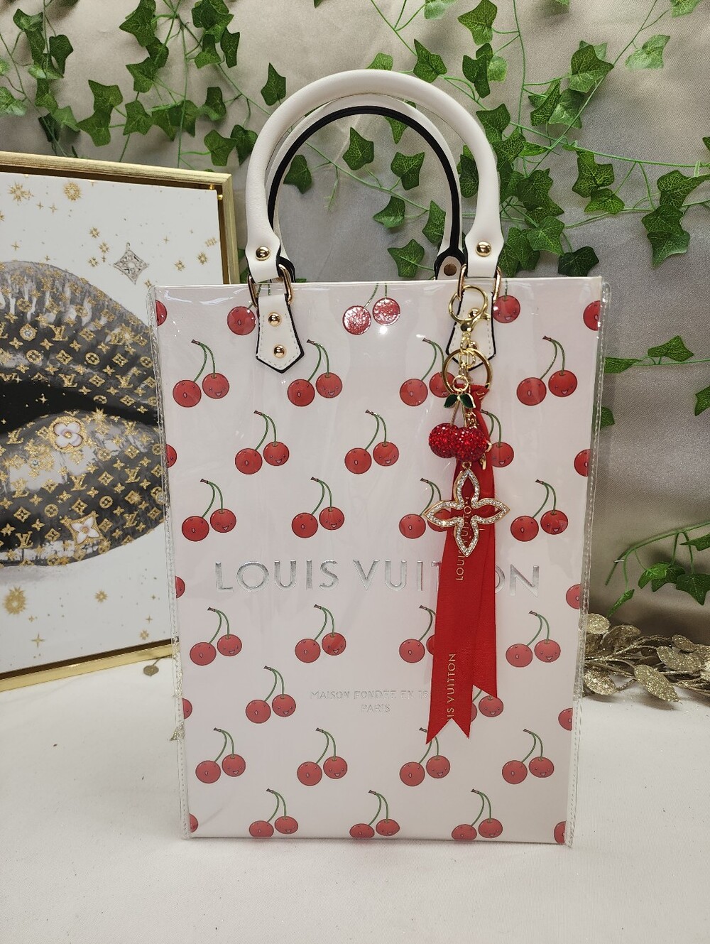 Authentic Louis Vuitton Shopping Bag In PVC Tote